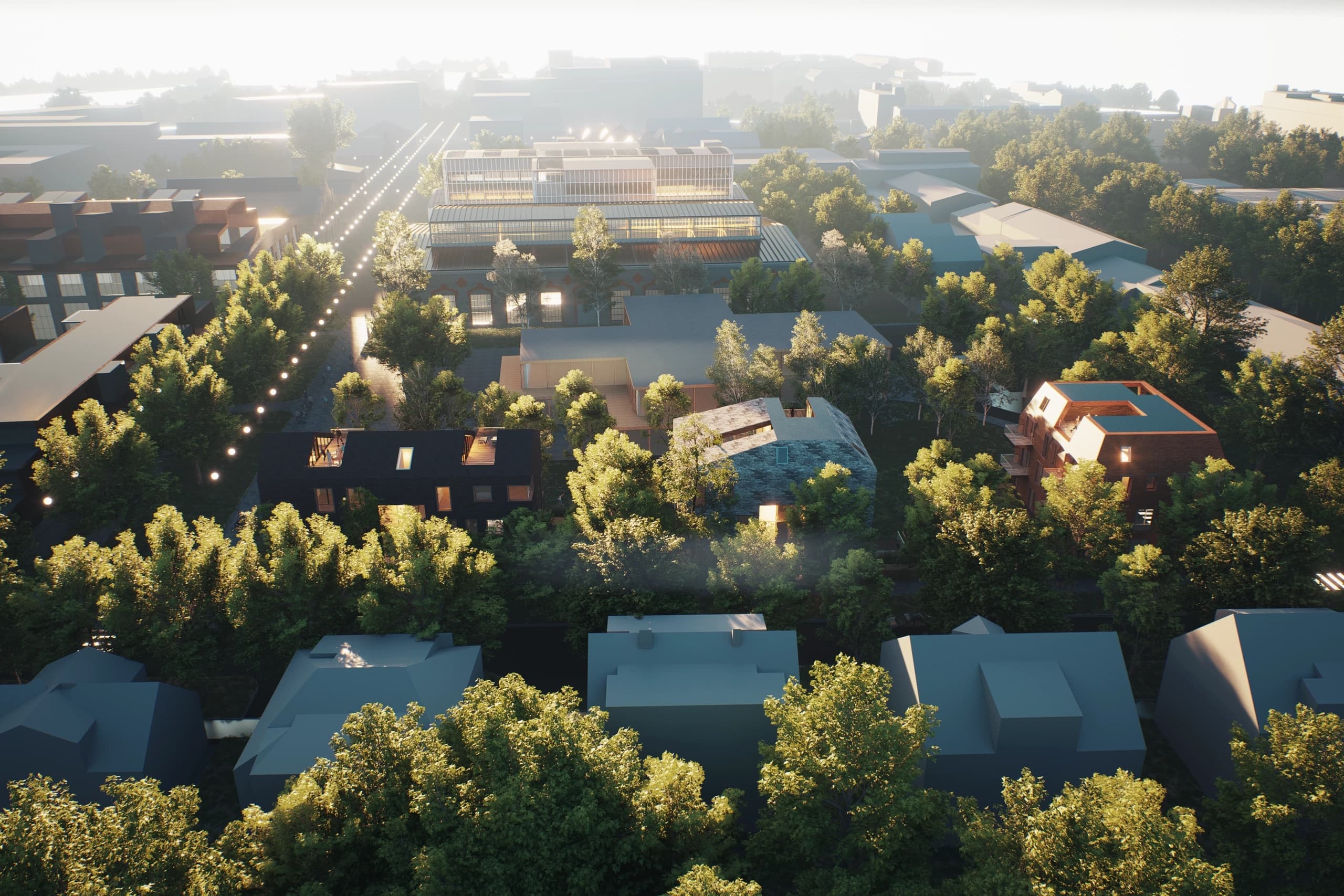 Apartment building in Krulli Quarter